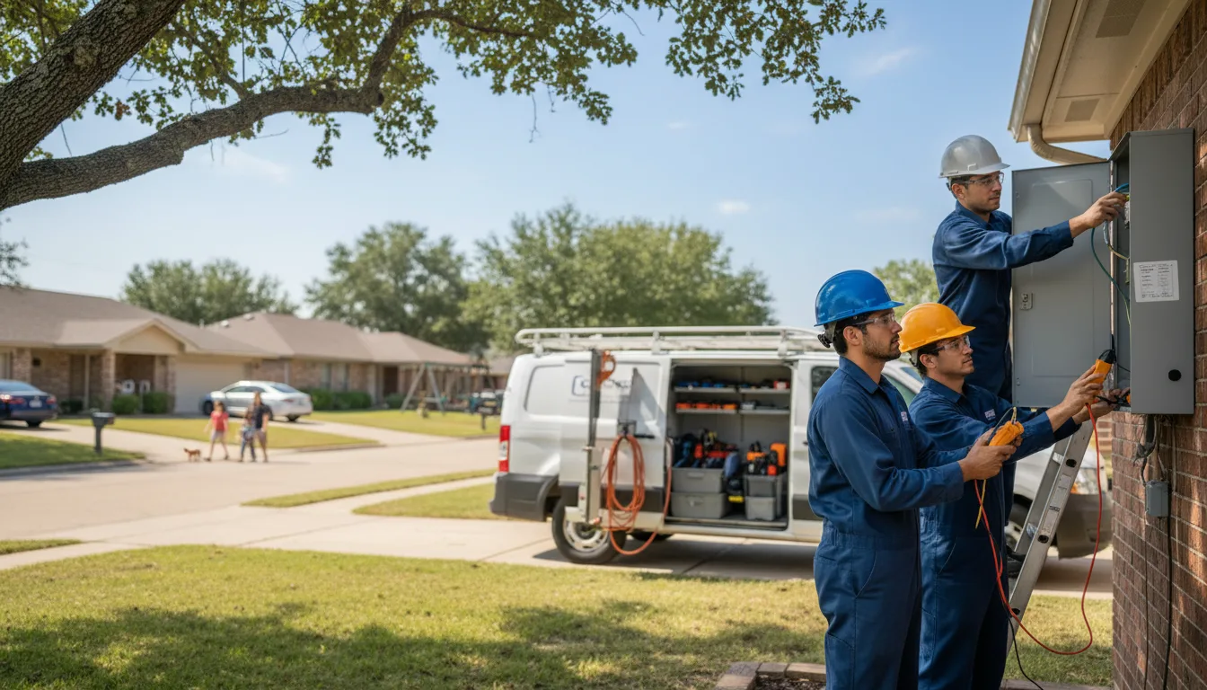 Certified electrician providing emergency electrical services in Bon Aqua, TN